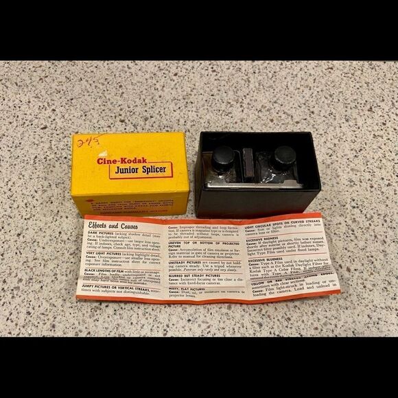 Vintage Kodak Cine Film JUNIOR SPLICER - Picture 5 of 14